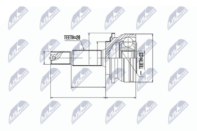 Joint Kit, drive shaft NTY NPZ-TY-079