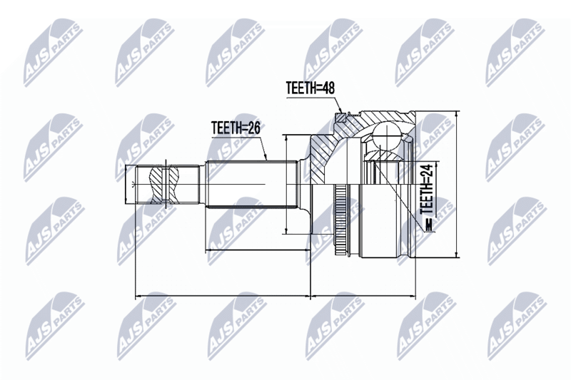 NTY NPZ-TY-084 Joint Kit, drive shaft