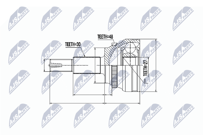 NTY NPZ-TY-089 Joint Kit, drive shaft