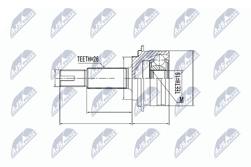 NTY NPZ-TY-090 Joint Kit, drive shaft