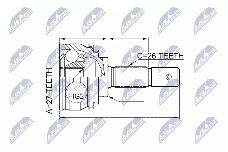 NTY NPZ-TY-092 Joint Kit, drive shaft