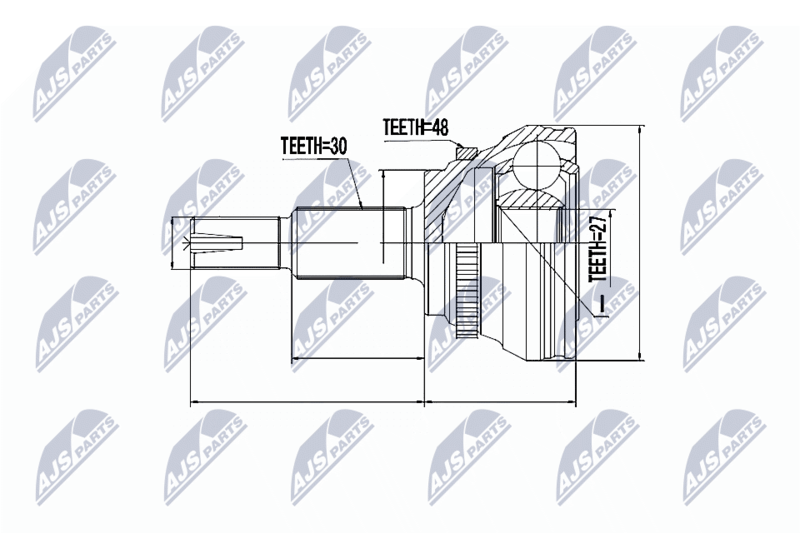 NTY NPZ-TY-094 Joint Kit, drive shaft