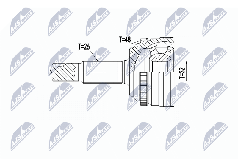NTY NPZ-TY-096 Joint Kit, drive shaft