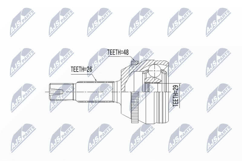 NTY NPZ-TY-098 Joint Kit, drive shaft