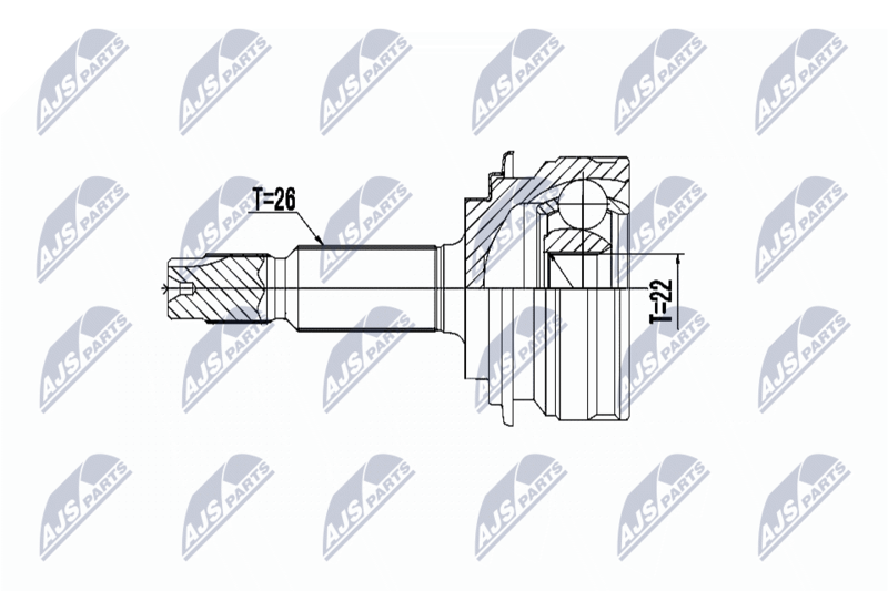NTY NPZ-TY-101 Joint Kit, drive shaft