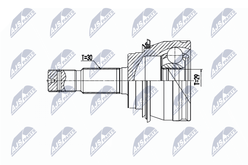 NTY NPZ-TY-102 Joint Kit, drive shaft