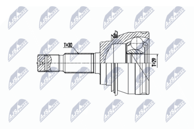 Joint Kit, drive shaft NTY NPZ-TY-102