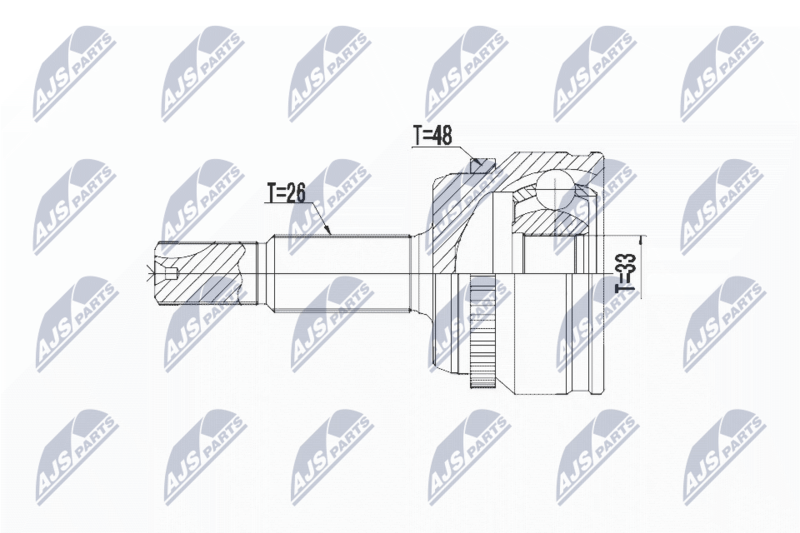 NTY NPZ-TY-103 Joint Kit, drive shaft