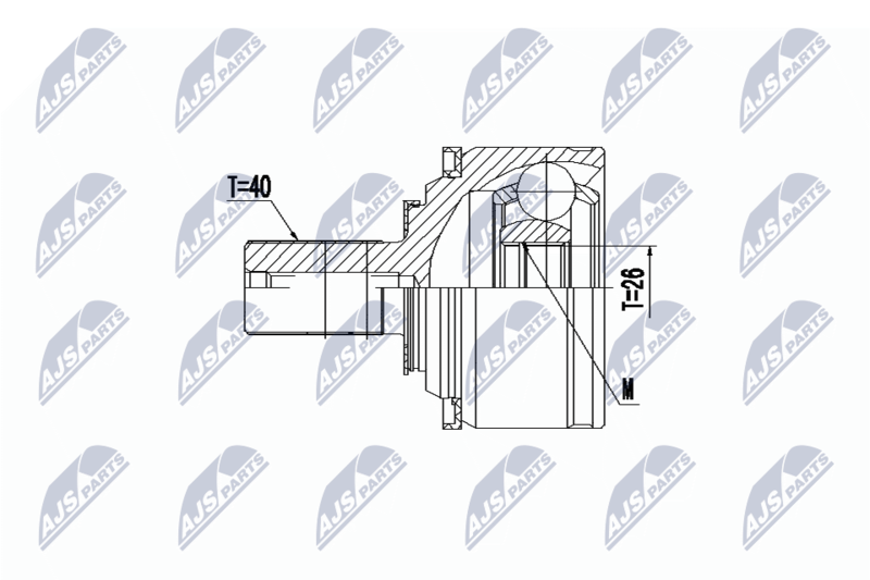 NTY NPZ-VV-021 Joint Kit, drive shaft