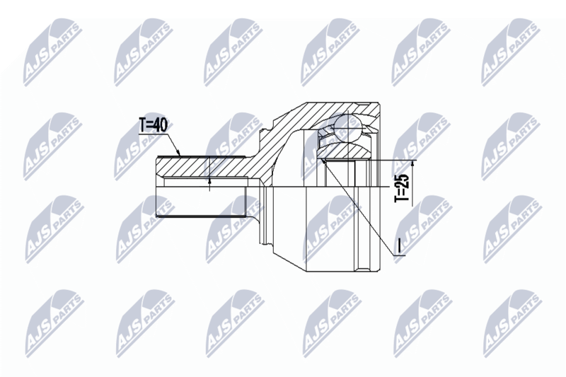 NTY NPZ-VV-022 Joint Kit, drive shaft