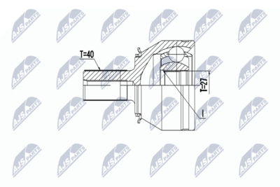 Joint Kit, drive shaft NTY NPZ-VV-023