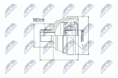 Joint Kit, drive shaft NTY NPZ-VW-003