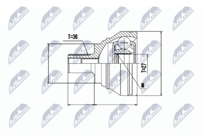 Joint Kit, drive shaft NTY NPZ-VW-019