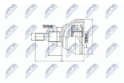 Joint Kit, drive shaft NTY NPZ-VW-028