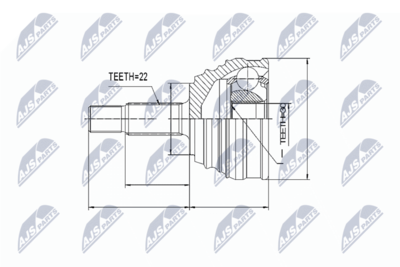 Joint Kit, drive shaft NTY NPZ-VW-034