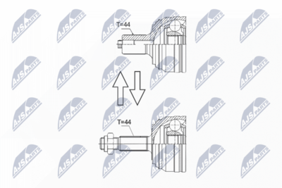Joint Kit, drive shaft NTY NPZ-VW-044