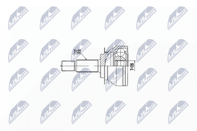 NTY NPZ-VW-046 Joint Kit, drive shaft