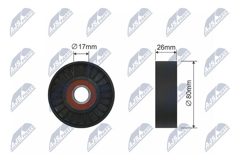 NTY RNK-AR-011 Tensioner Pulley, V-belt
