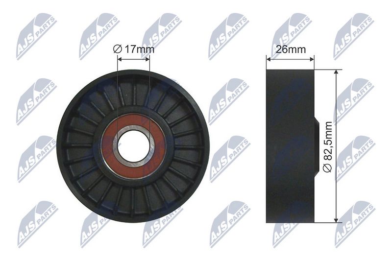 NTY RNK-AU-031 Tensioner Pulley, V-belt