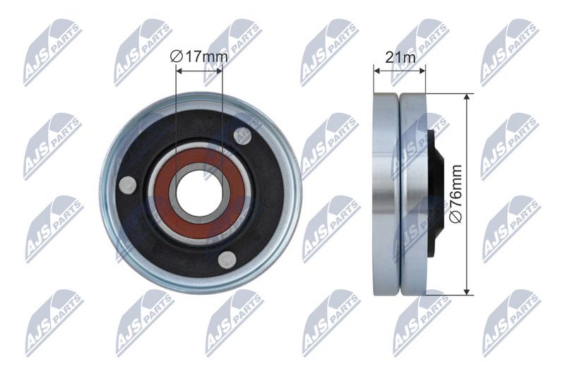 NTY RNK-AU-054 Deflection Pulley/Guide Pulley, V-belt