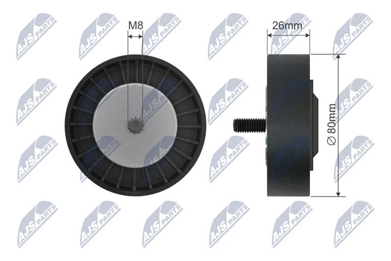 NTY RNK-BM-026 Deflection Pulley/Guide Pulley, V-belt