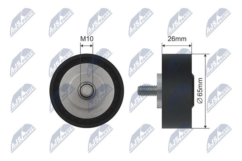 NTY RNK-BM-032 Deflection Pulley/Guide Pulley, V-belt