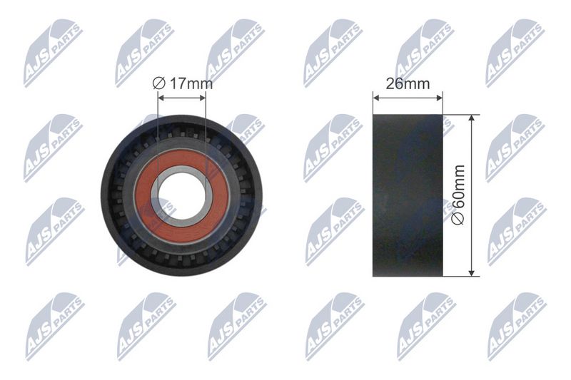 NTY RNK-BM-033 Tensioner Pulley, V-belt