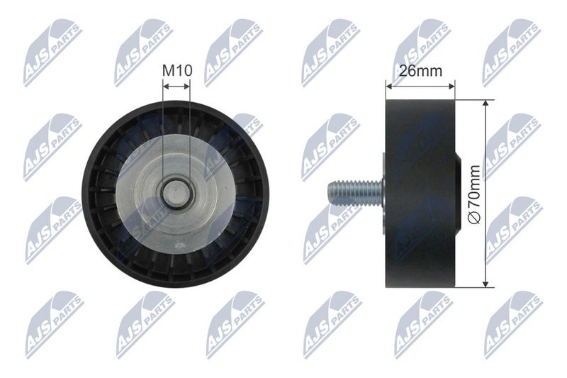 NTY RNK-BM-036 Deflection Pulley/Guide Pulley, V-belt