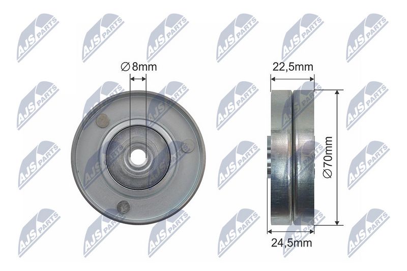 NTY RNK-BM-039 Deflection Pulley/Guide Pulley, V-belt