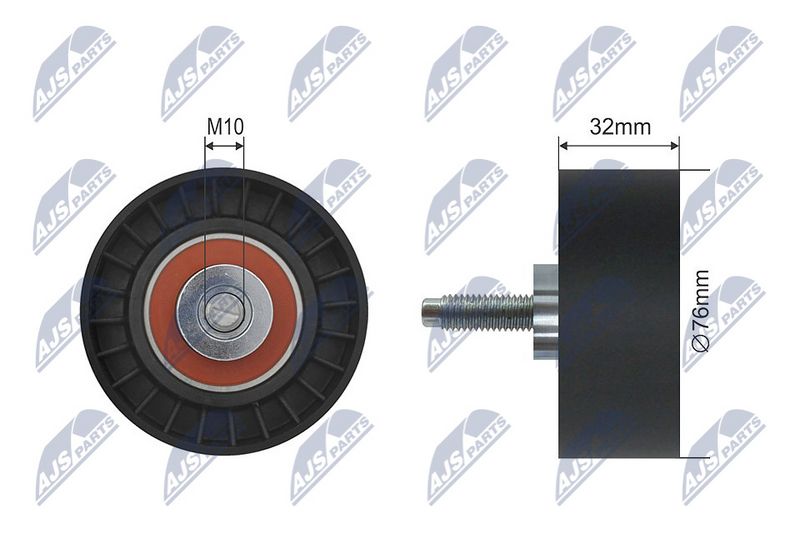NTY RNK-CH-006 Deflection Pulley/Guide Pulley, timing belt