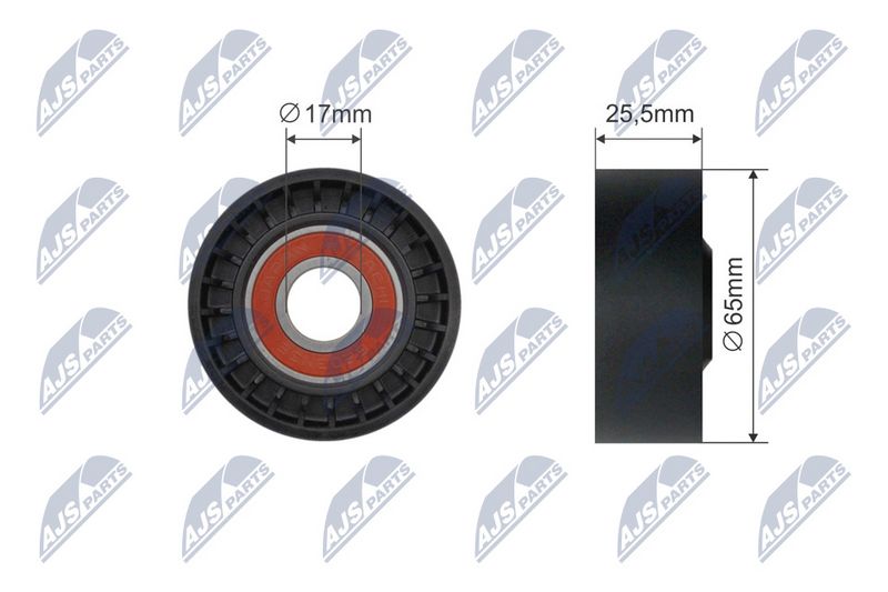 NTY RNK-CH-031 Tensioner Pulley, V-belt