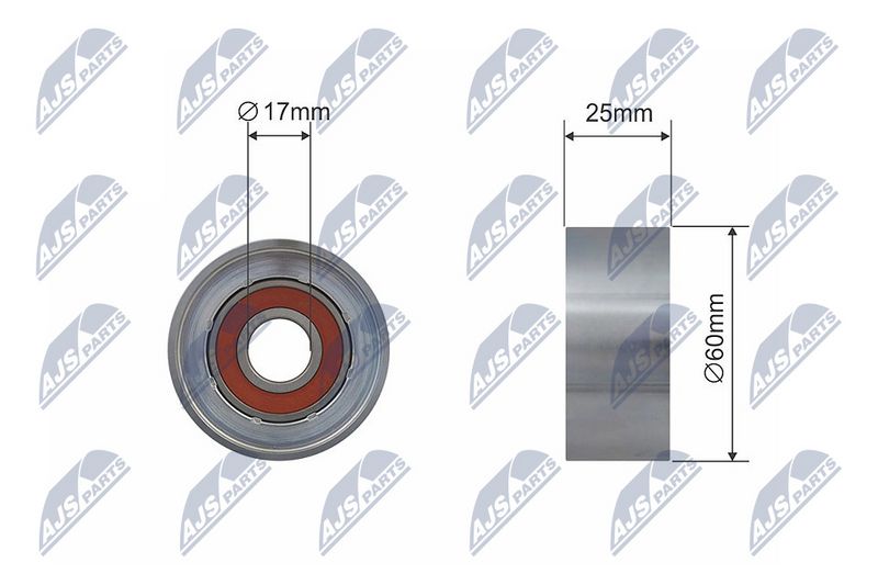 NTY RNK-CT-045 Tensioner Pulley, V-belt