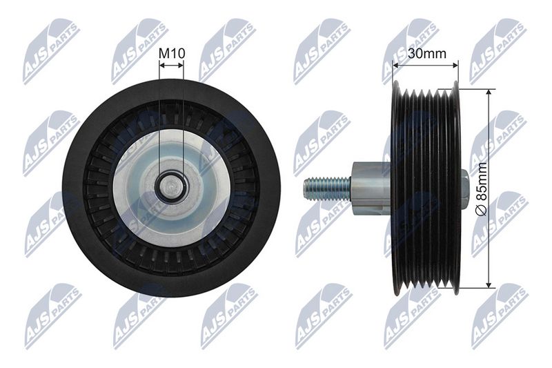 NTY RNK-FR-045 Deflection Pulley/Guide Pulley, V-belt