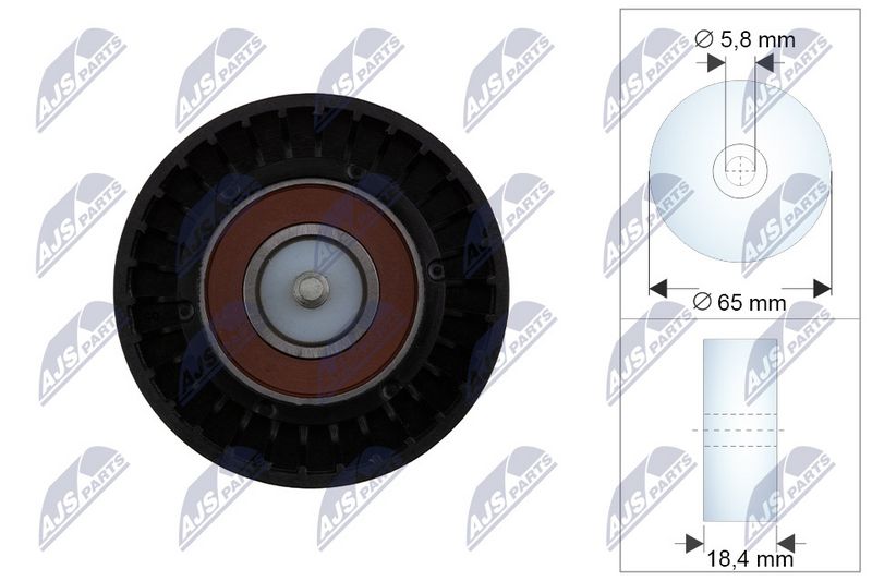 NTY RNK-FR-072 Tensioner Pulley, V-belt