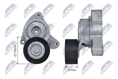 Belt Tensioner, V-ribbed belt NTY RNK-HD-000