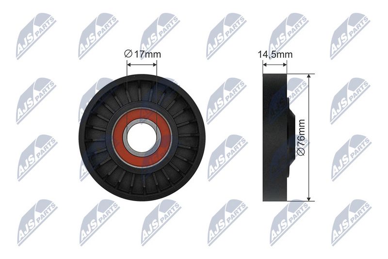 NTY RNK-HD-020 Tensioner Pulley, V-belt