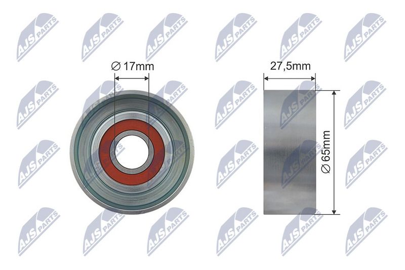 NTY RNK-HY-002 Tensioner Pulley, V-ribbed belt