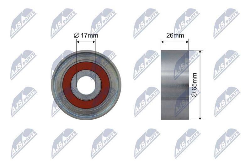 NTY RNK-ME-015 Tensioner Pulley, V-belt