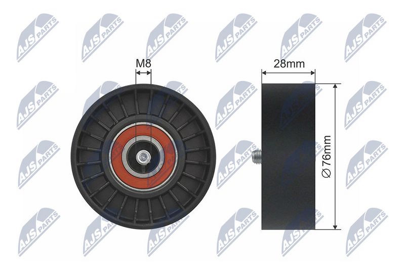 NTY RNK-ME-027 Deflection Pulley/Guide Pulley, V-belt