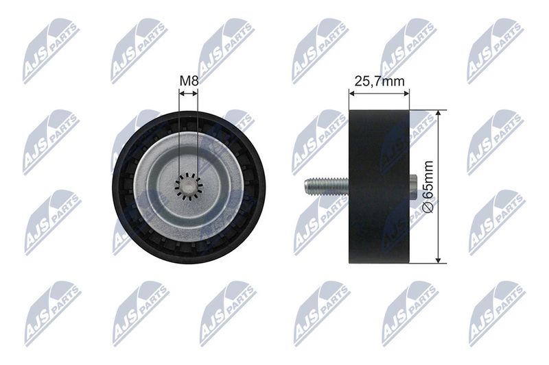 NTY RNK-ME-033 Deflection Pulley/Guide Pulley, V-belt