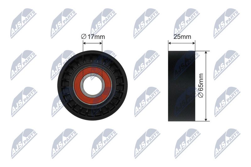 NTY RNK-ME-040 Tensioner Pulley, V-belt