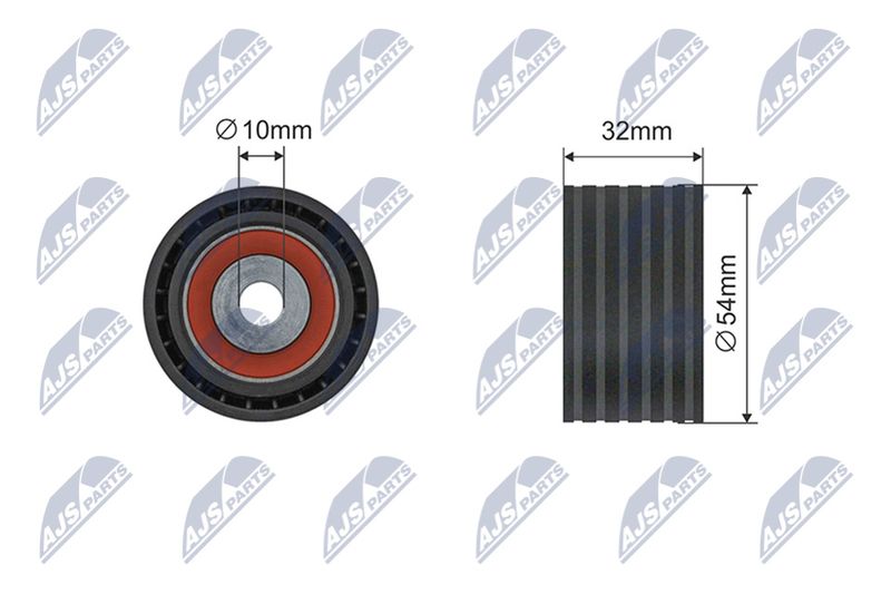 NTY RNK-RE-044 Deflection Pulley/Guide Pulley, timing belt