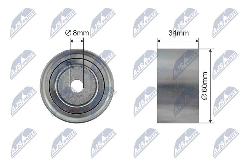 NTY RNK-SU-018 Deflection Pulley/Guide Pulley, timing belt