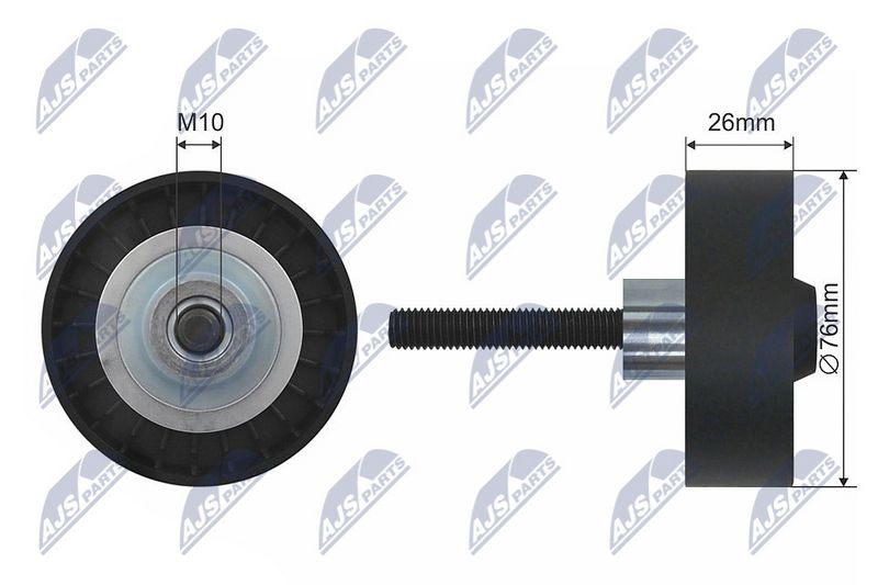 NTY RNK-VW-002 Deflection Pulley/Guide Pulley, V-belt
