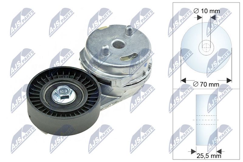 NTY RRK-CH-001 Deflection Pulley/Guide Pulley, V-belt