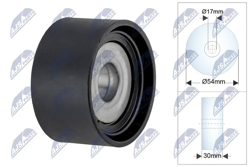 NTY RRK-CH-008 Deflection/Guide Pulley, V-ribbed belt