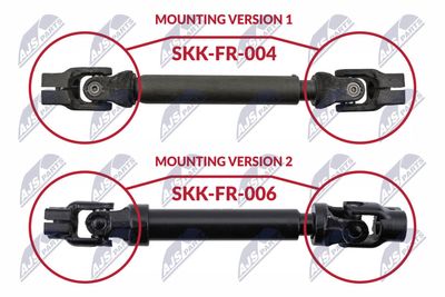 Steering Shaft NTY SKK-FR-004