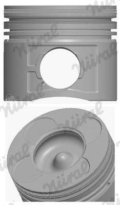 NÜRAL 87-114400-10 Piston