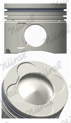 NÜRAL 87-114400-40 Piston