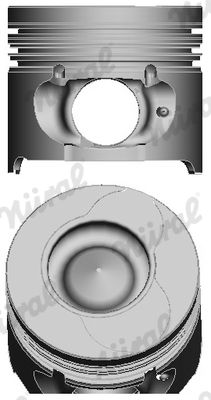 NÜRAL 87-123400-10 Piston